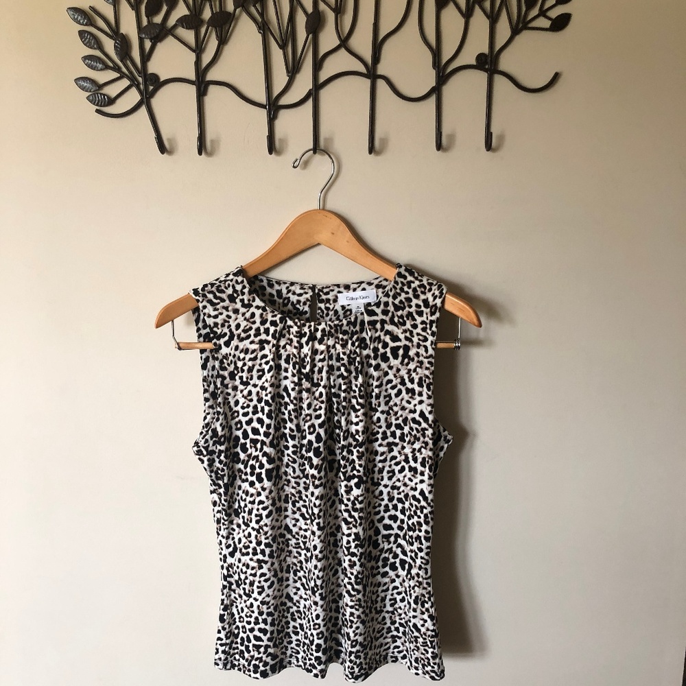 Leopard print blouse